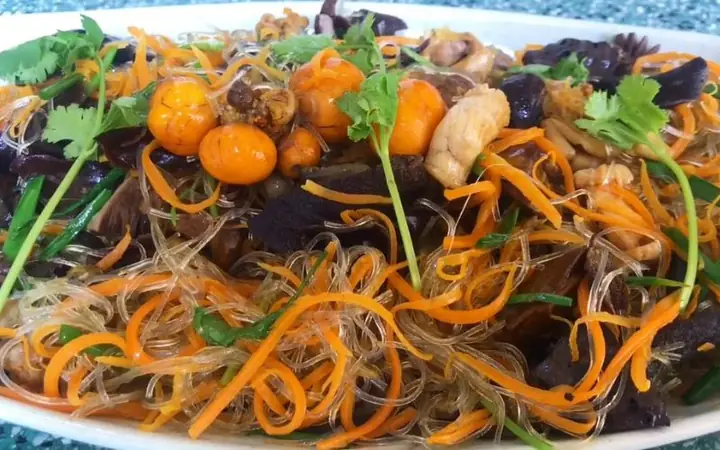 Cách Xào Miến Lòng Gà