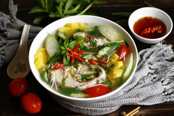 Canh Cá Lóc Nấu Chua