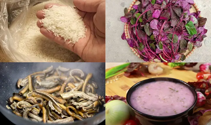 Cháo Lươn Rau Dền Cho Bé Ăn Dặm