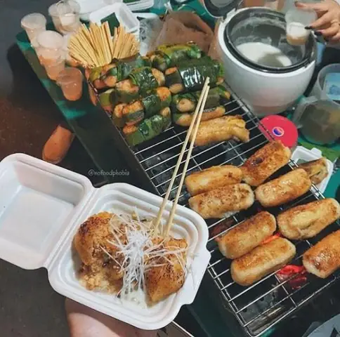 Chuối Nếp Nướng Hàng Đường