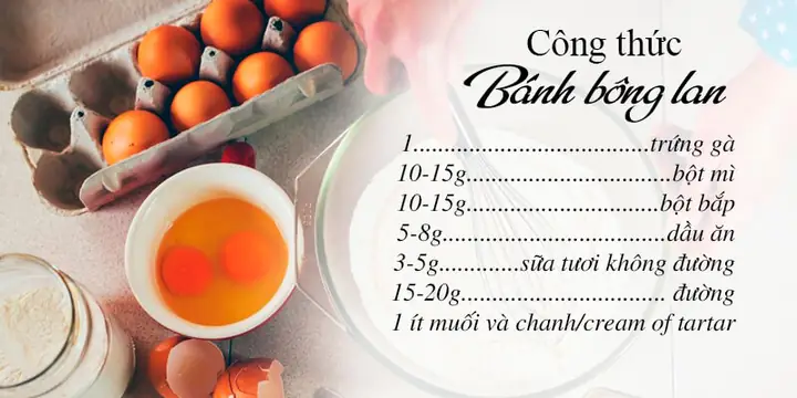 Công Thức Bánh Bông Lan
