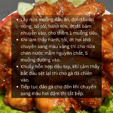 Công Thức Gà Chiên Mắm