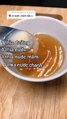 Công Thức Pha Nước Chấm