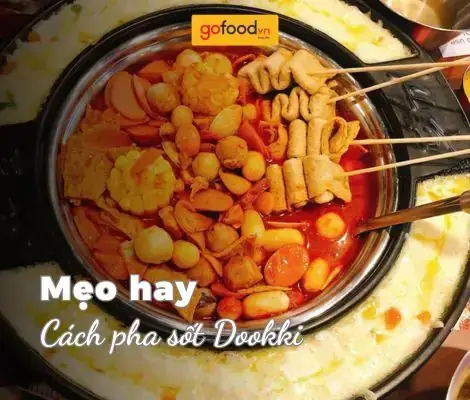 Công Thức Pha Sốt Dookki Không Cay