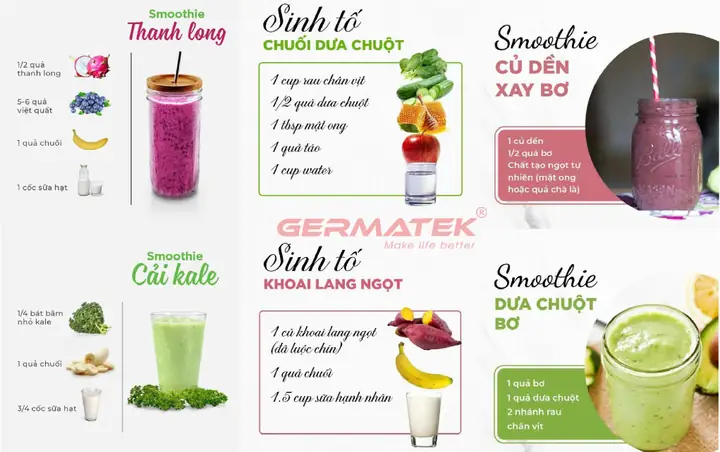Công Thức Xay Sinh Tố