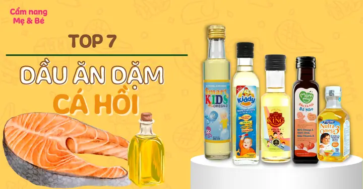 Dầu Cá Hồi Cho Bé