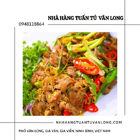 Dê Xào Sả Ớt Ninh Bình