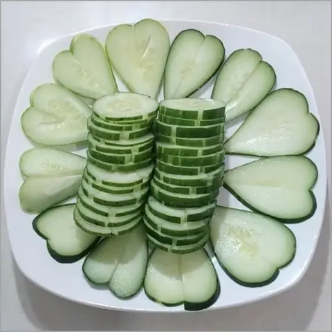Dưa Leo Hình Trái Tim