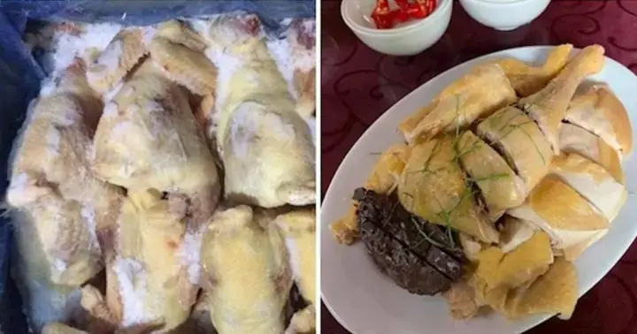Gà Luộc Để Tủ Đá