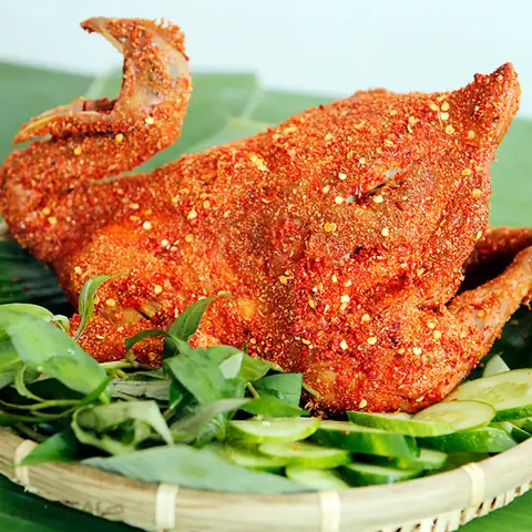 Gà Ta Nướng Muối Ớt