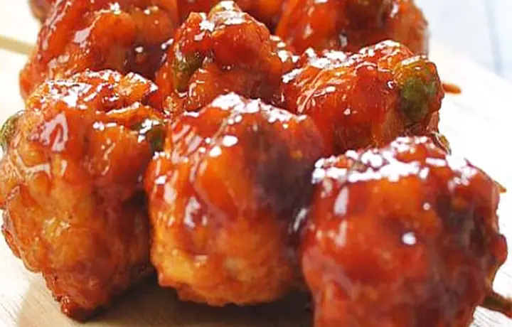 Gà Viên Sốt Chua Ngọt