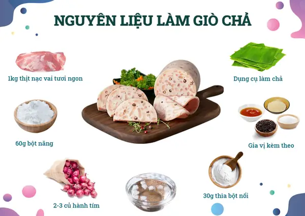 Gia Vị Làm Giò Chả