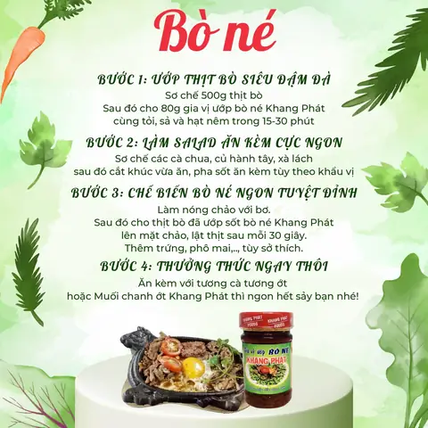 Gia Vị Ướp Bò Né