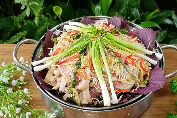 Heo Rừng Hấp Tía Tô