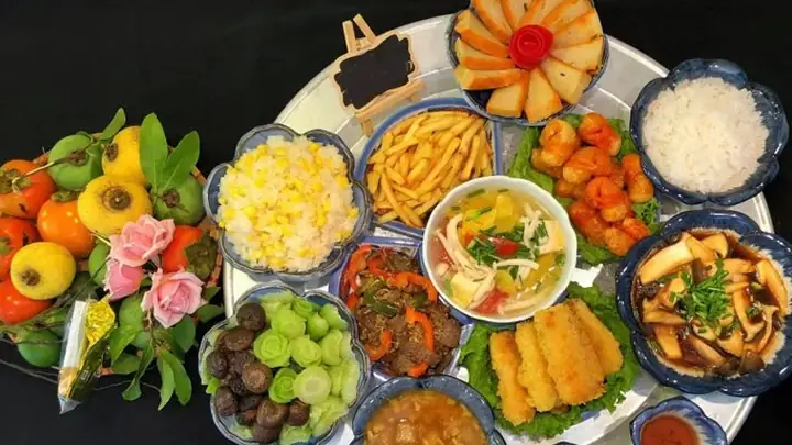 Mâm Cỗ Chay Cúng Rằm Tháng 7