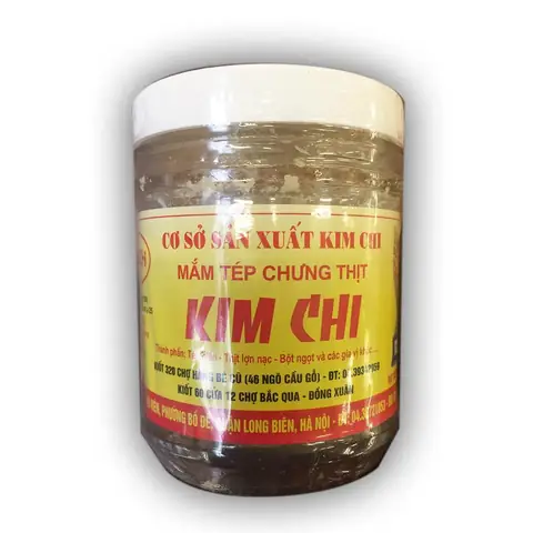 Mắm Tép Chưng Thịt Kim Chi