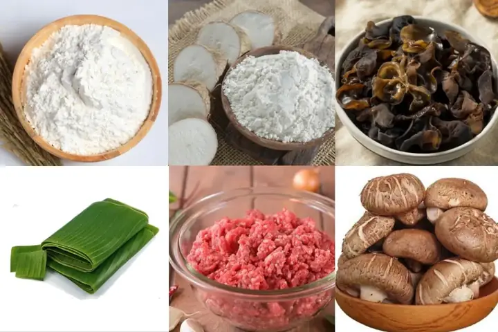 Nguyên Liệu Làm Bánh Giò