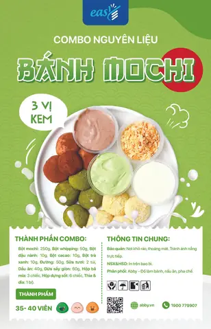 Nguyên Liệu Làm Bánh Mochi