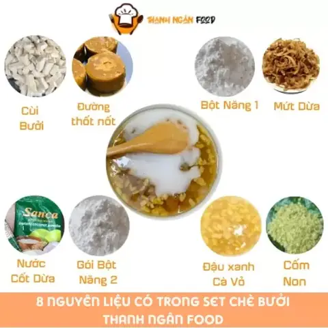 Nguyên Liệu Làm Chè Bưởi