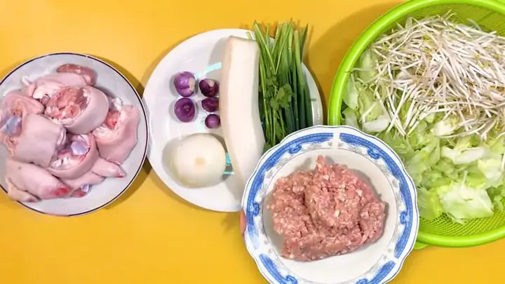 Nguyên Liệu Nấu Bánh Canh
