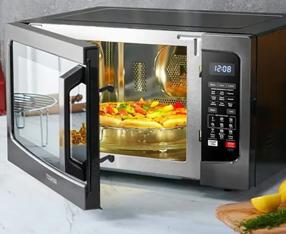 Nướng Pizza Bằng Lò Vi Sóng