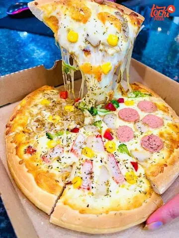 Nướng Pizza Đông Lạnh Bằng Chảo