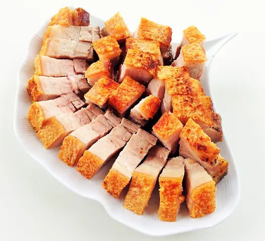 Nướng Thịt Heo Da Giòn