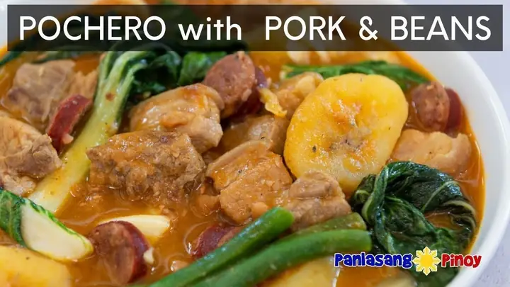 Pochero With Pork And Beans Recipe