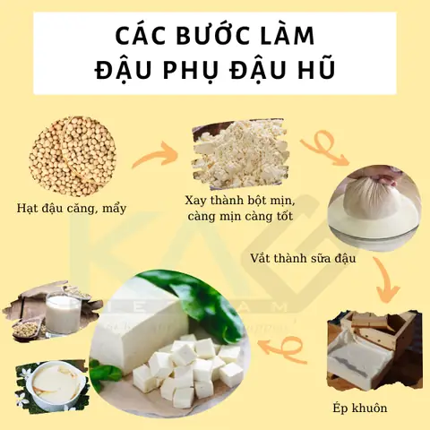 Quy Trình Làm Đậu Phụ