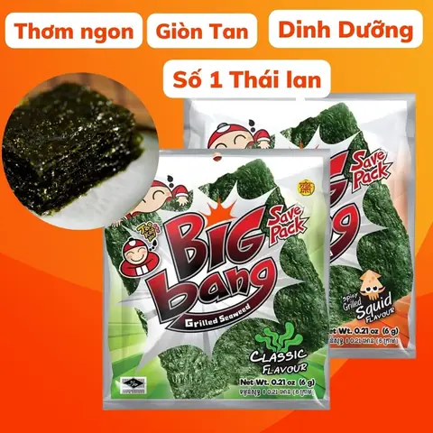 Rong Biển Sấy Khô Ăn Liền