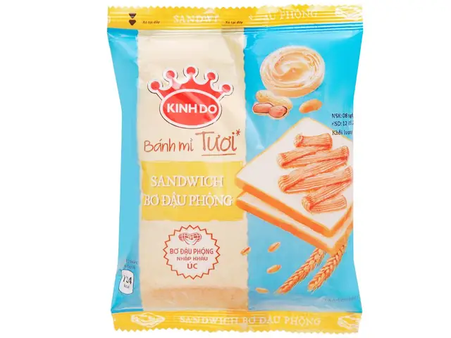 Sandwich Bơ Đậu Phộng Kinh Đô