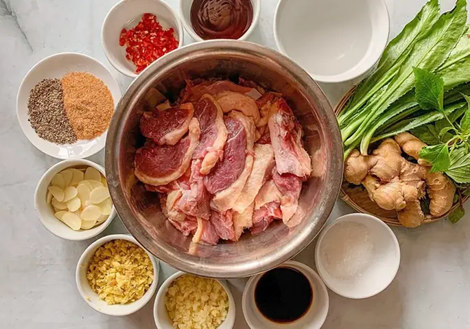 Thịt Ngan Nướng Bằng Nồi Chiên Không Dầu
