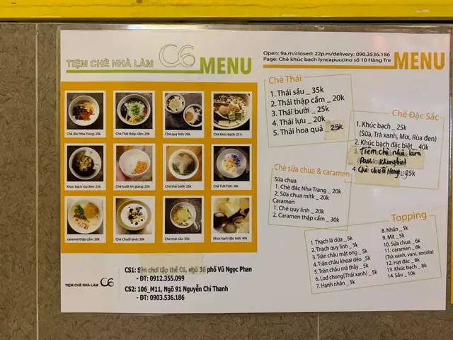 Tiệm Chè Nhà Làm C6