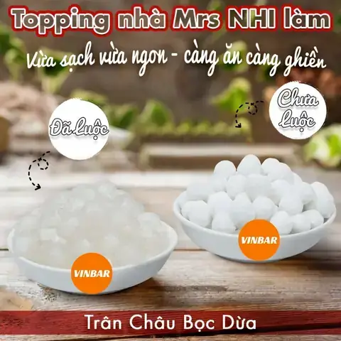 Trân Châu Nhân Dừa Mua Ở Đầu