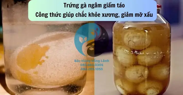 Trứng Gà Ngâm Giấm Của Người Nhật