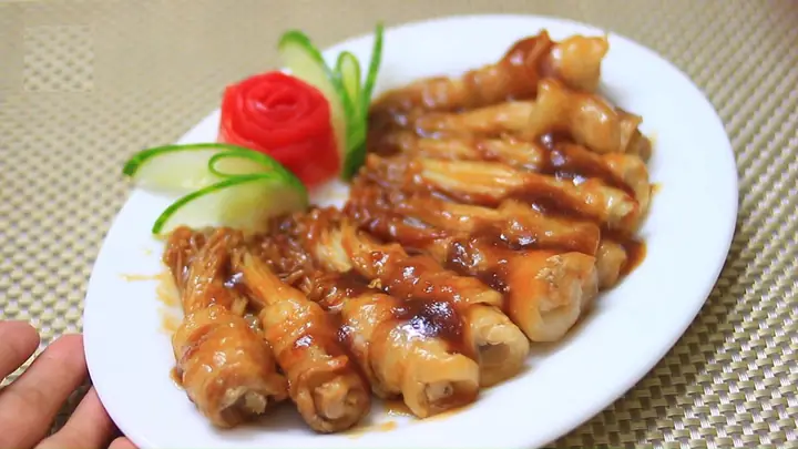 Ba Chỉ Cuộn Nấm Kim Châm Sốt