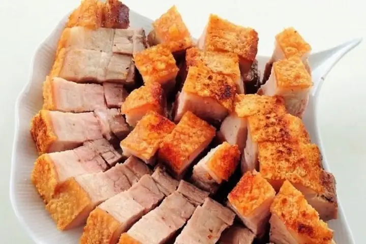 Ba Rọi Chiên Giòn Bì