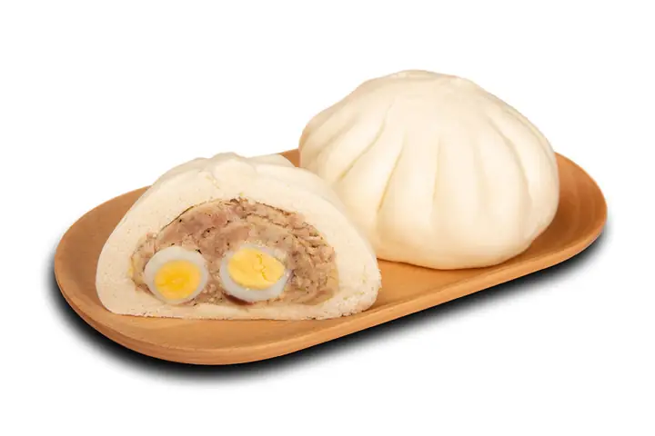 Bánh Bao Nhân Trứng Cút