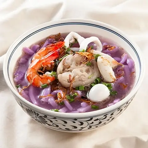 Bánh Canh Khoai Mỡ Tím