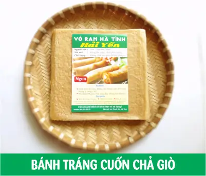 Bánh Tráng Cuốn Chả Giò Hà Tĩnh
