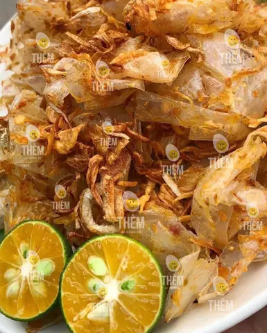 Bánh Tráng Trộn Hành Phi