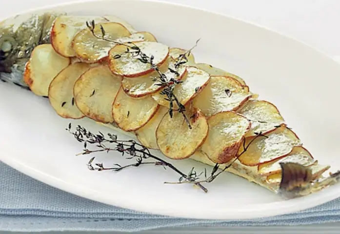Branzino In Crosta Di Patate