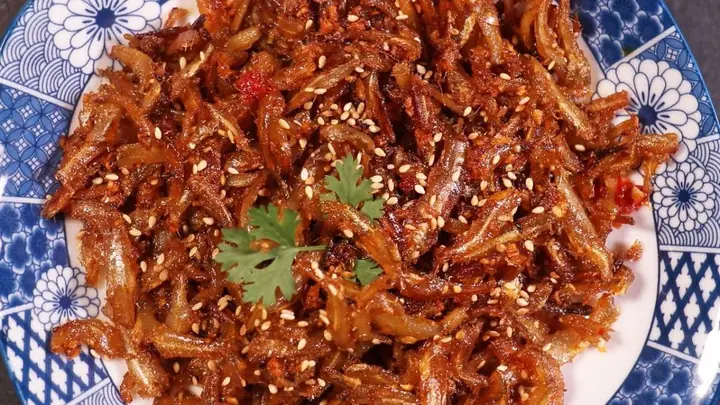 Cá Cơm Khô Rim Đường