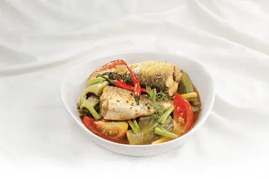 Cá Đối Kho Củ Cải Trắng