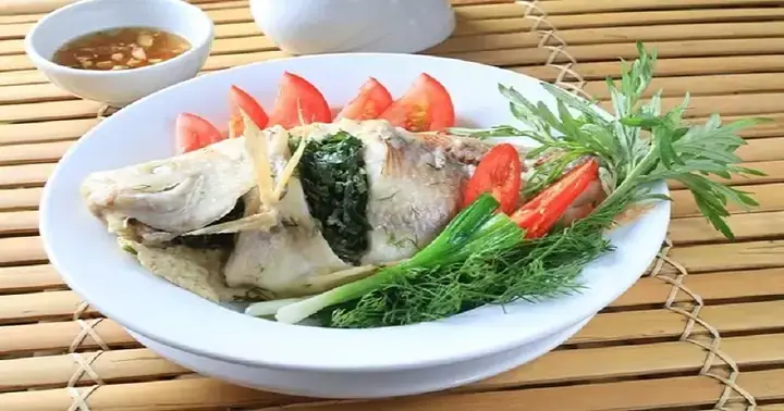 Cá Hấp Sả Ngải Cứu