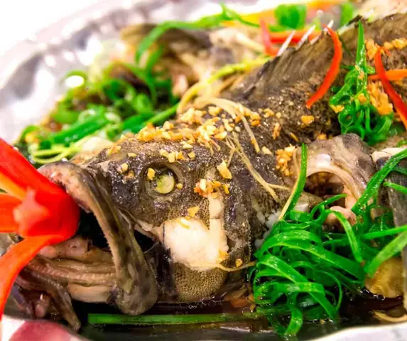 Cá Mú Hấp Hồng Kông