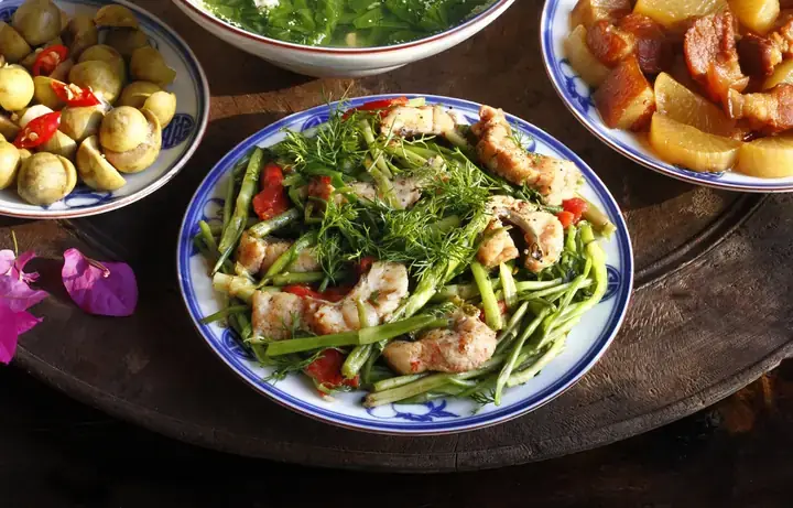 Cá Quả Xào Su Hào