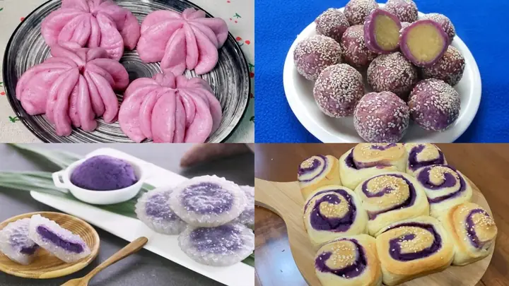 Các Món Bánh Với Khoai Lang Tím