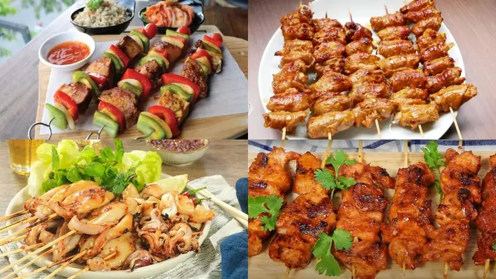 Các Món Nướng Xiên Que