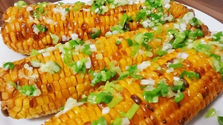 Cách Làm Bắp Nướng Mỡ Hành